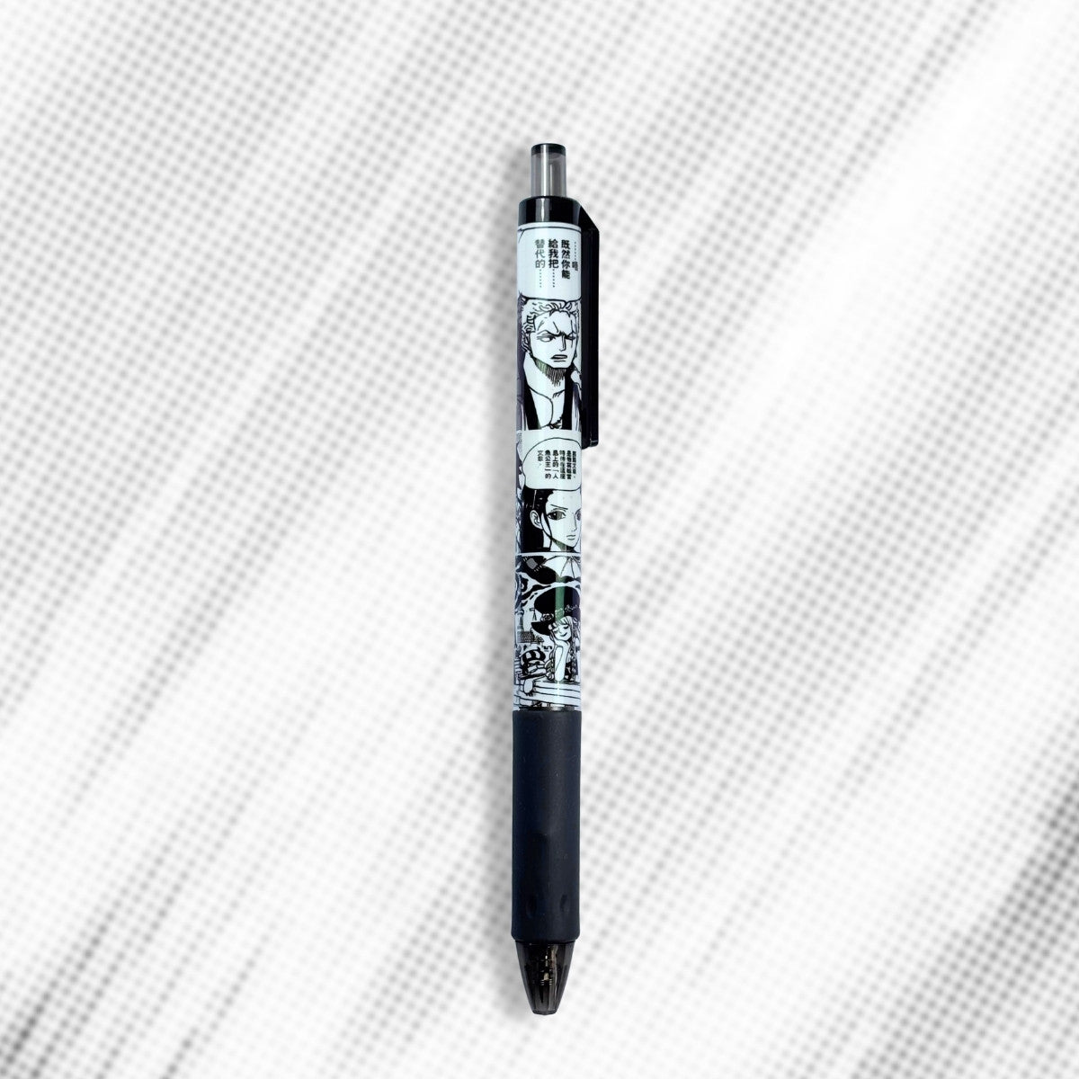 Lápiz Gel Negro One Piece Zoro y Robin 0,5 mm