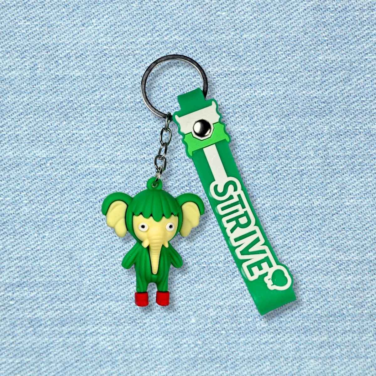 Llavero de goma Lirilì Larilà Brainrot