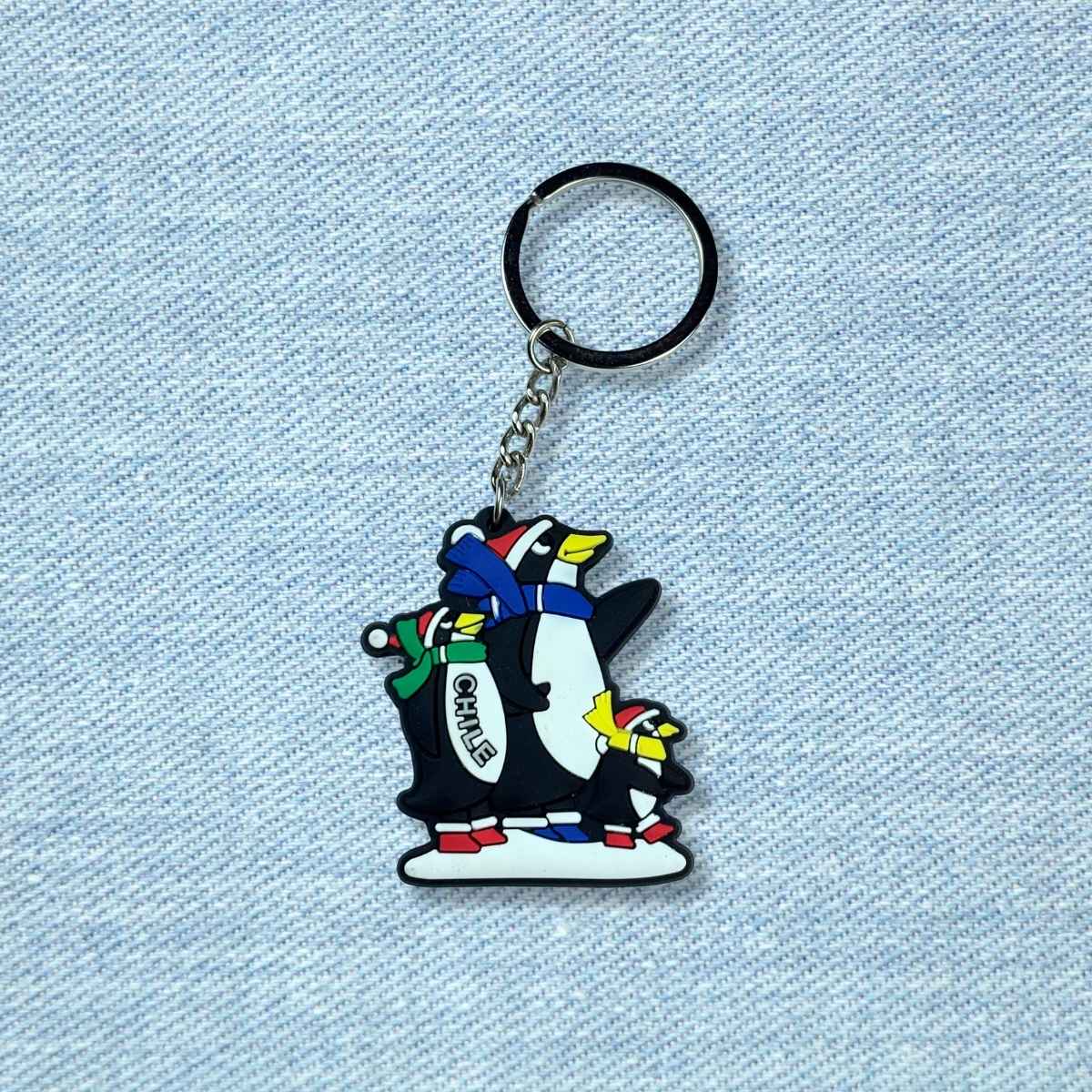 Llavero de goma Pingüinos de Chile