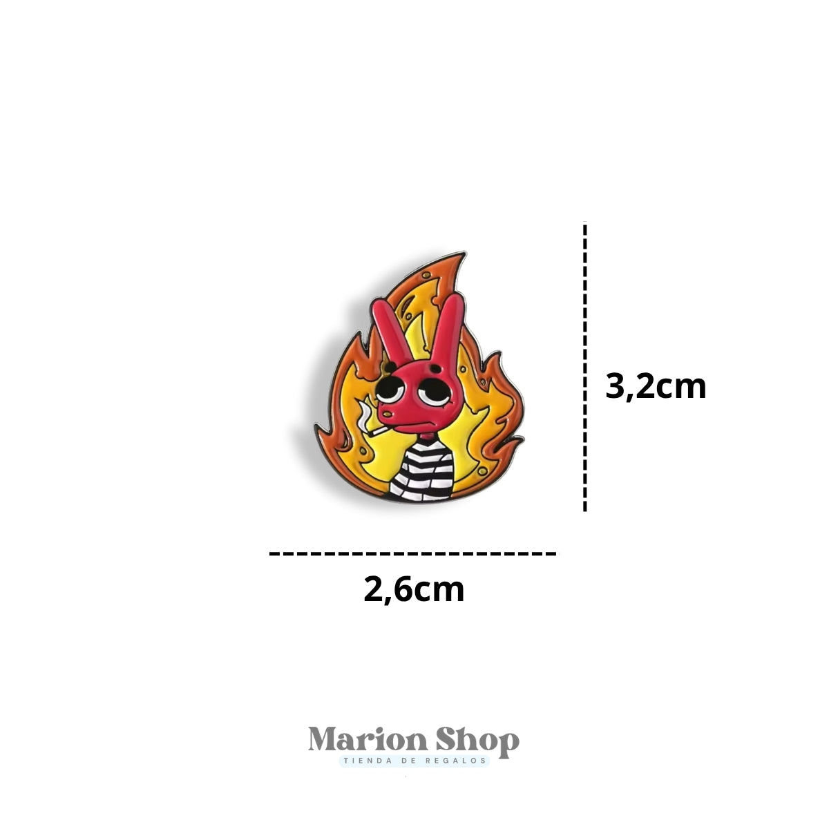 Pin Bodoque caricatura