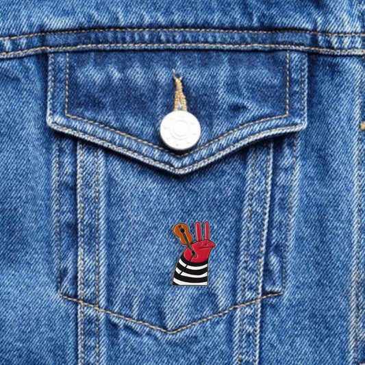 Pin Bodoque con Guitarra