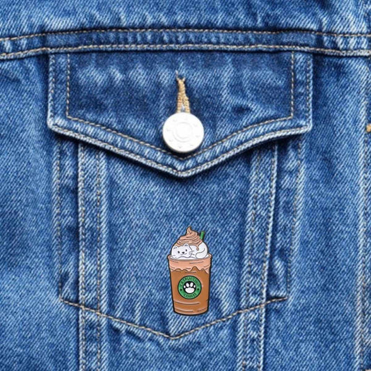 Pin Catpuccino Coffee