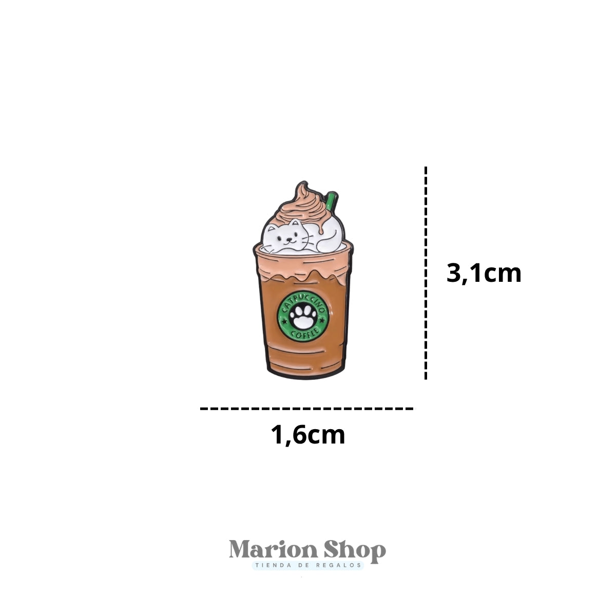 Pin Catpuccino Coffee