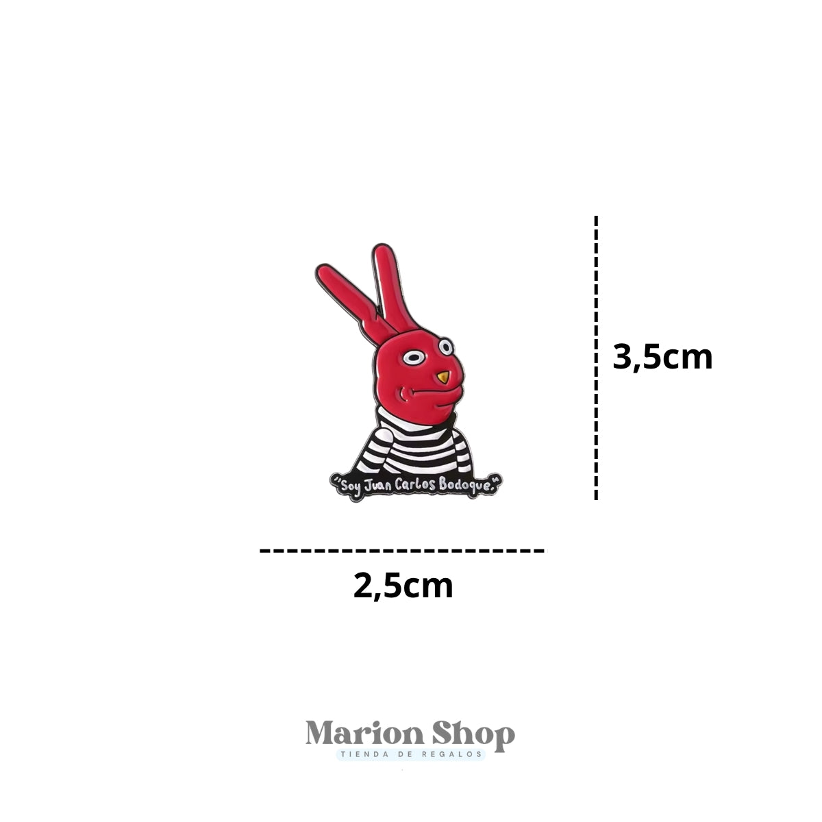 Pin “Soy Juan Carlos Bodoque”