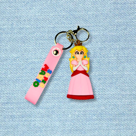 Llavero de goma Princesa Peach