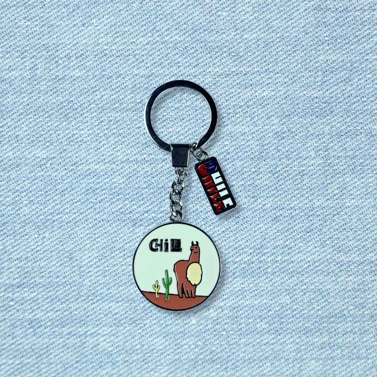 Llavero Llama Chilena Desierto