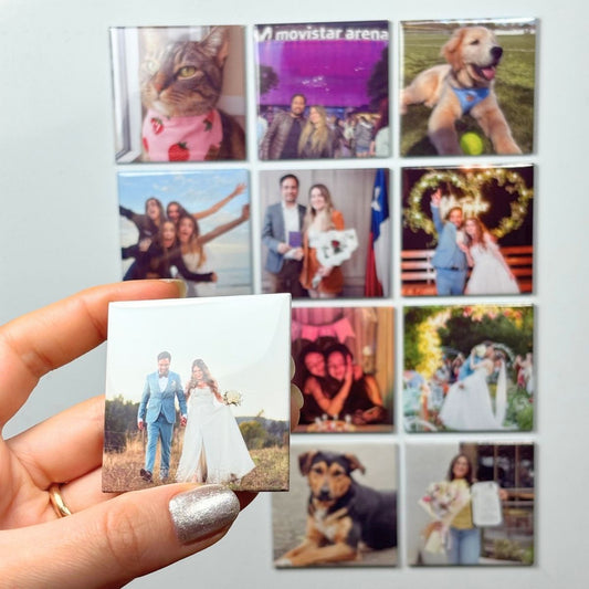 Pack 70 Magnéticos Personalizados 5x5cm