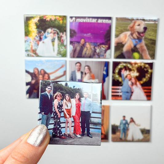 Pack 9 Magnéticos Personalizados 5x5cm