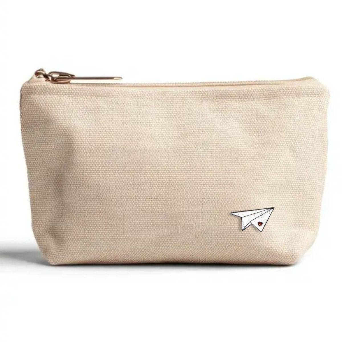 Pin Avion de Papel Corazón