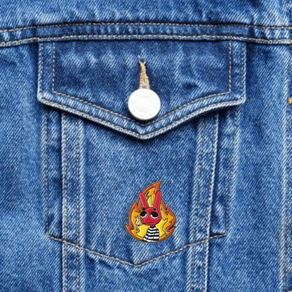 Pin Bodoque caricatura