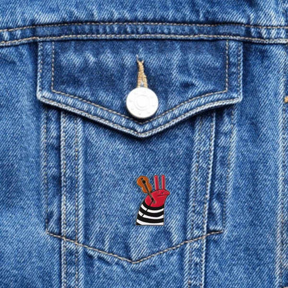 Pin Bodoque con Guitarra