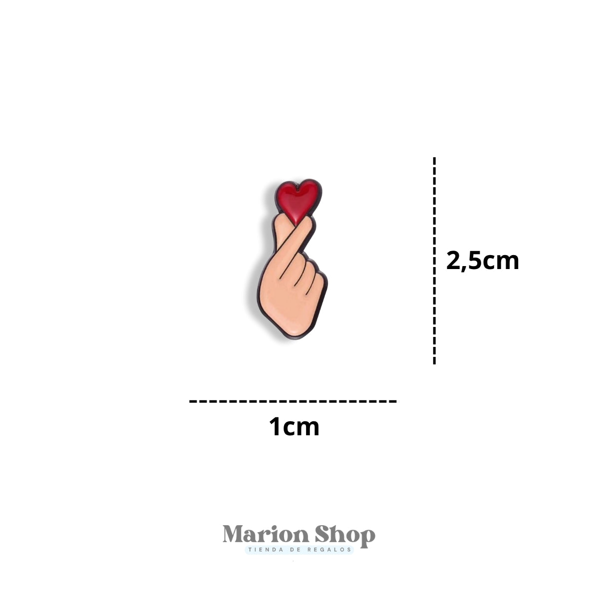 Pin Corazón Coreano