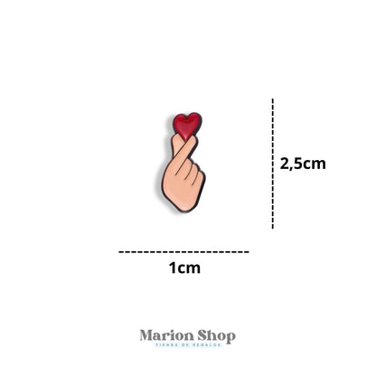 Pin Corazón Coreano