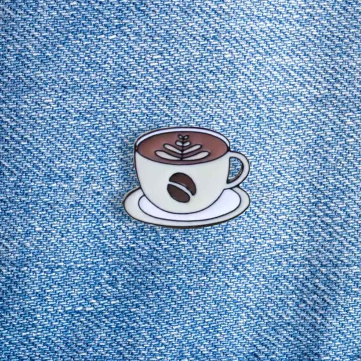 Pin Taza de Capuccino