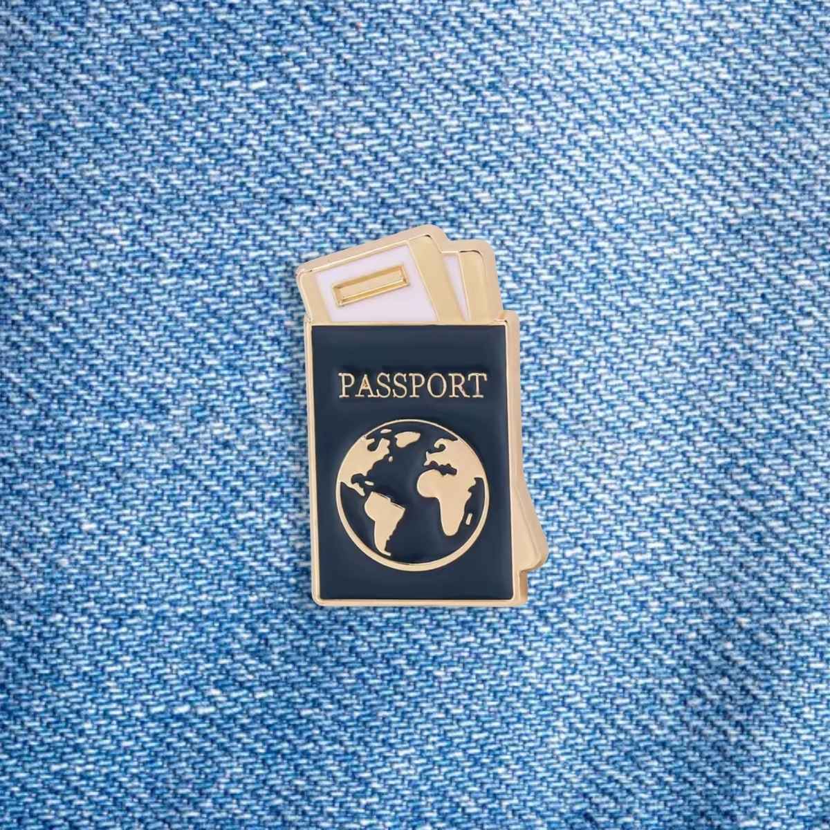 Pin Pasaporte de Viaje