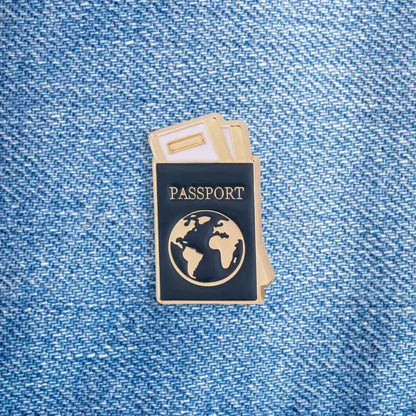 Pin Pasaporte de Viaje