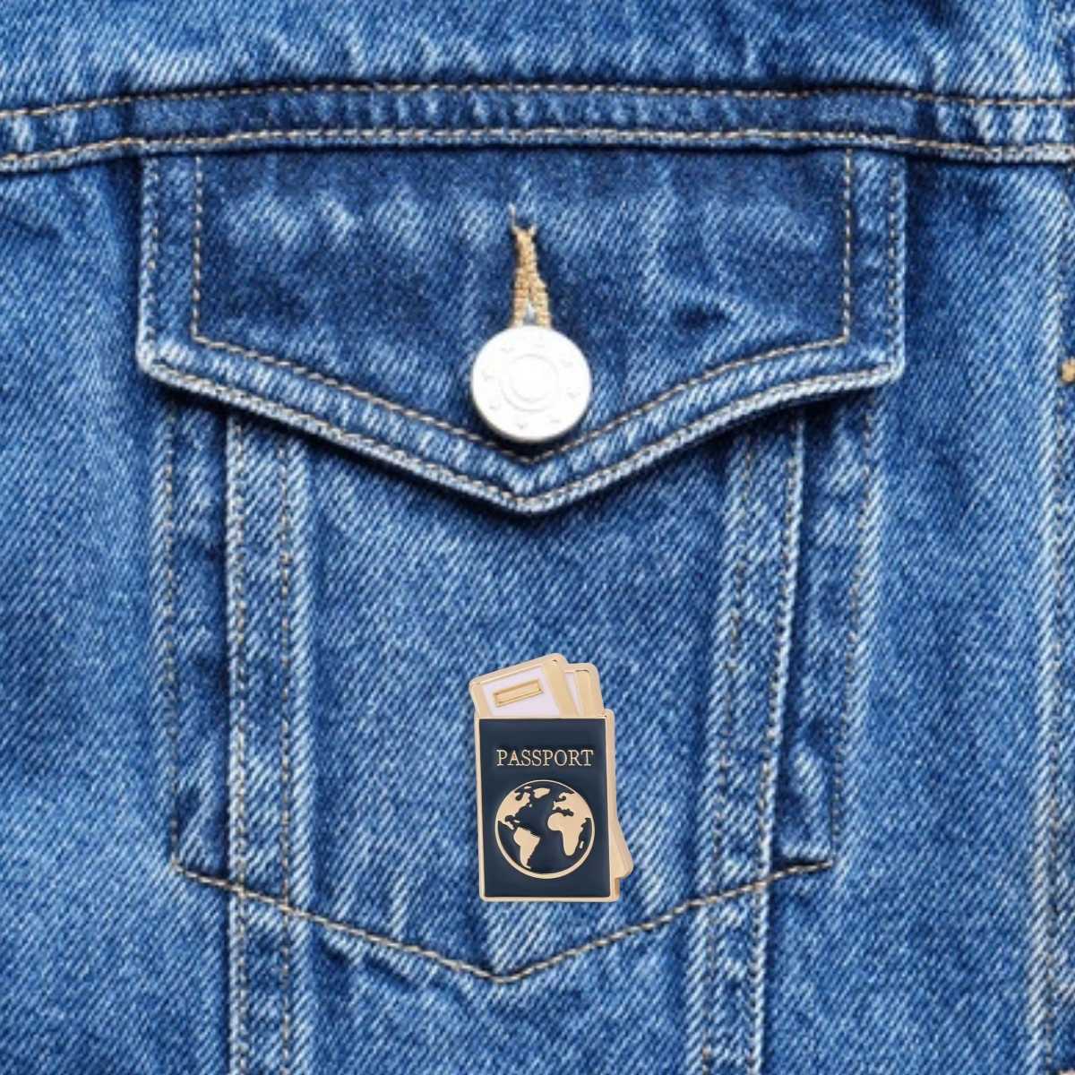 Pin Pasaporte de Viaje