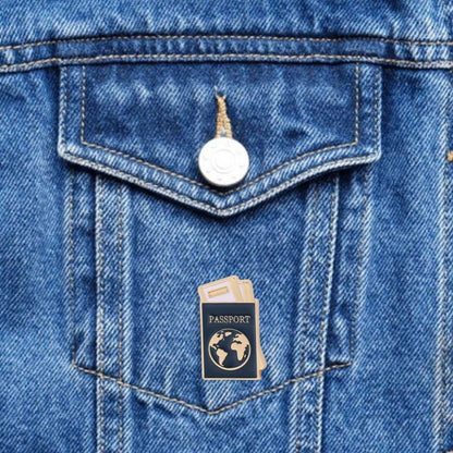 Pin Pasaporte de Viaje