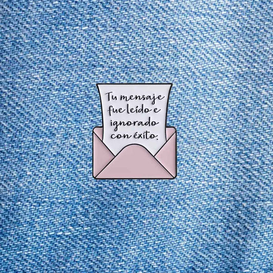 Pin Tu mensaje fue leído e ignorado con éxito